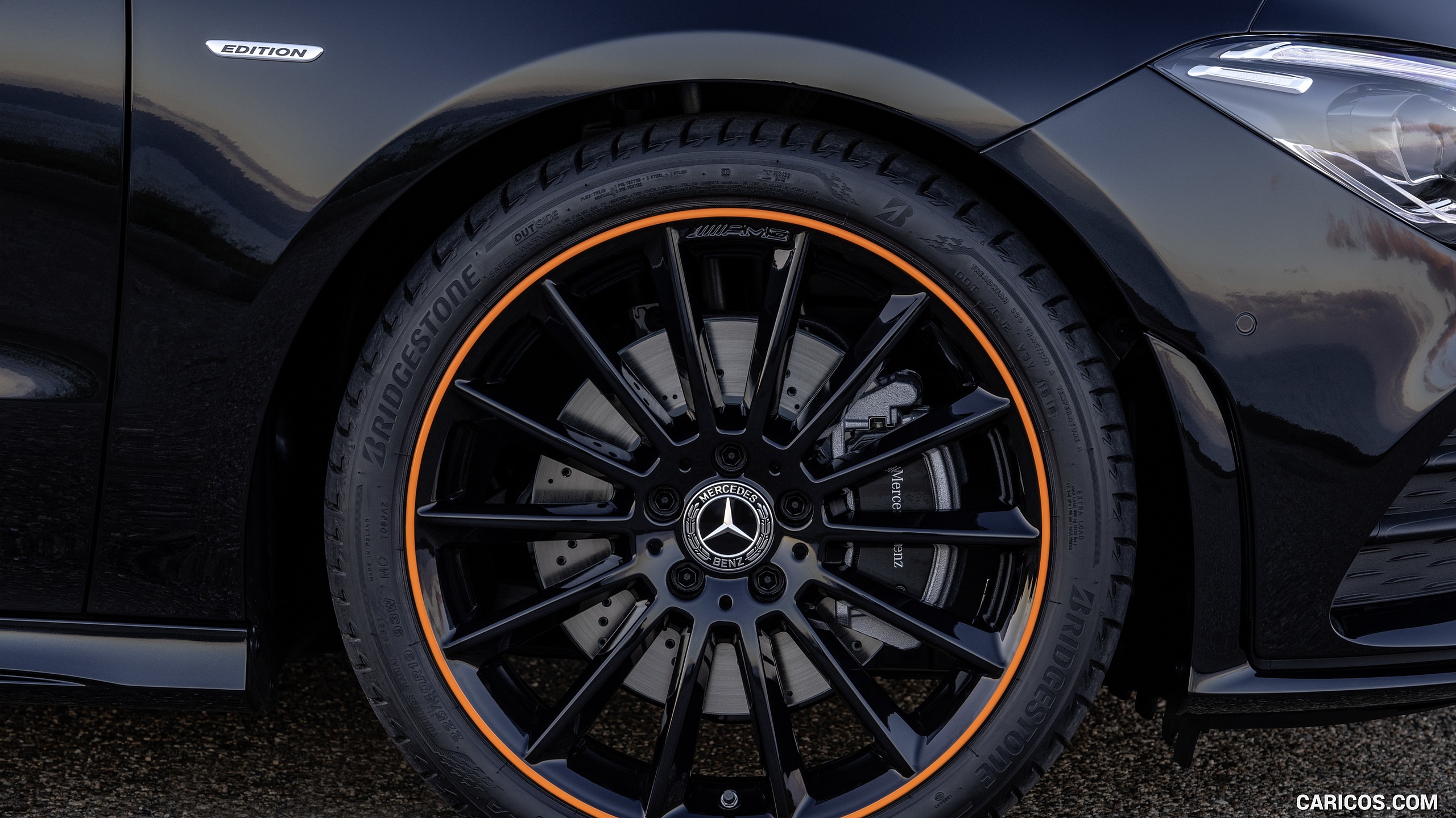 2020 Mercedes-Benz CLA 250 Coupe Edition Orange Art AMG Line (Color: Cosmos Black) - Wheel, #46 of 178