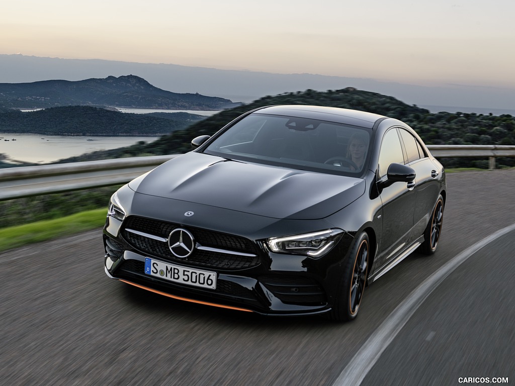 2020 Mercedes-Benz CLA 250 Coupe Edition Orange Art AMG Line (Color: Cosmos Black) - Front