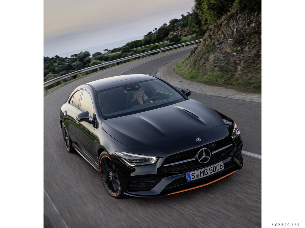 2020 Mercedes-Benz CLA 250 Coupe Edition Orange Art AMG Line (Color: Cosmos Black) - Front