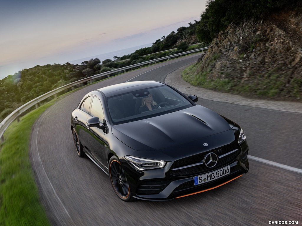 2020 Mercedes-Benz CLA 250 Coupe Edition Orange Art AMG Line (Color: Cosmos Black) - Front