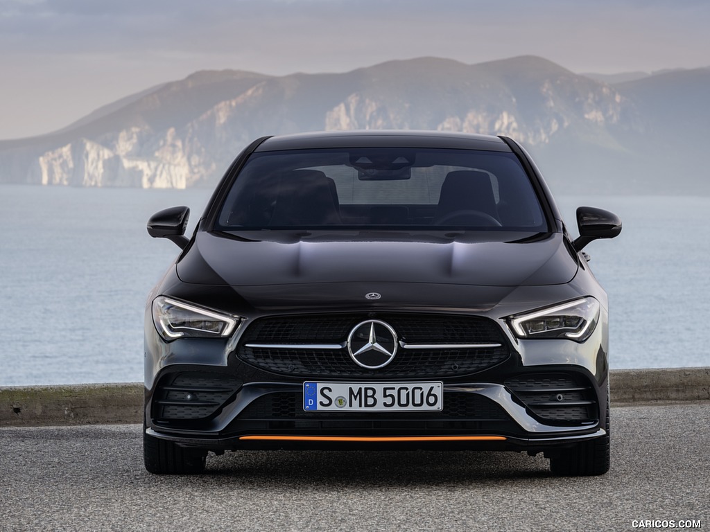 2020 Mercedes-Benz CLA 250 Coupe Edition Orange Art AMG Line (Color: Cosmos Black) - Front