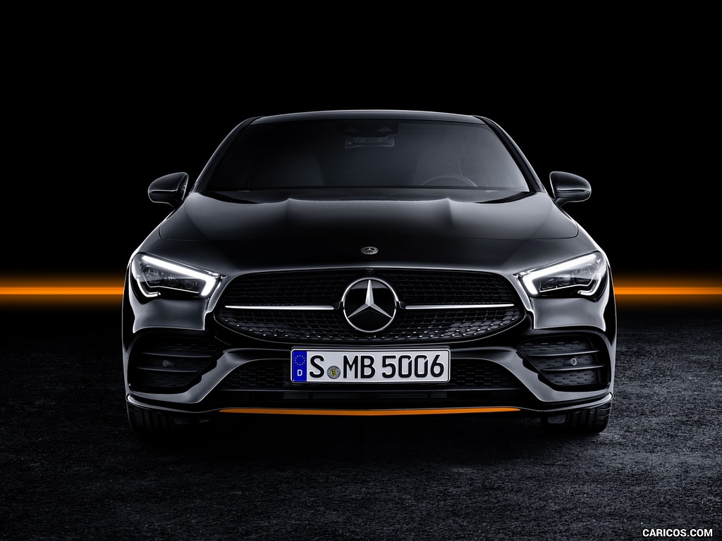 2020 Mercedes-Benz CLA 250 Coupe Edition Orange Art AMG Line (Color: Cosmos Black) - Front