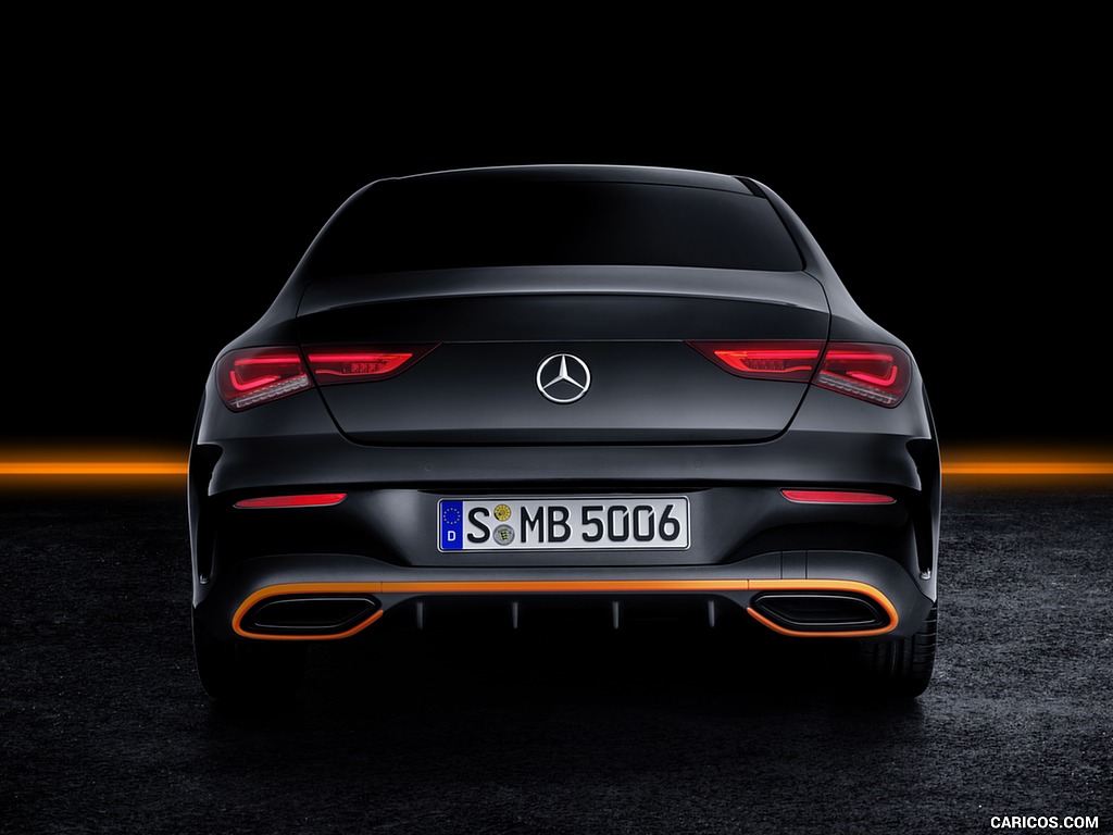 2020 Mercedes-Benz CLA 250 Coupe Edition Orange Art AMG Line (Color: Cosmos Black) - Rear