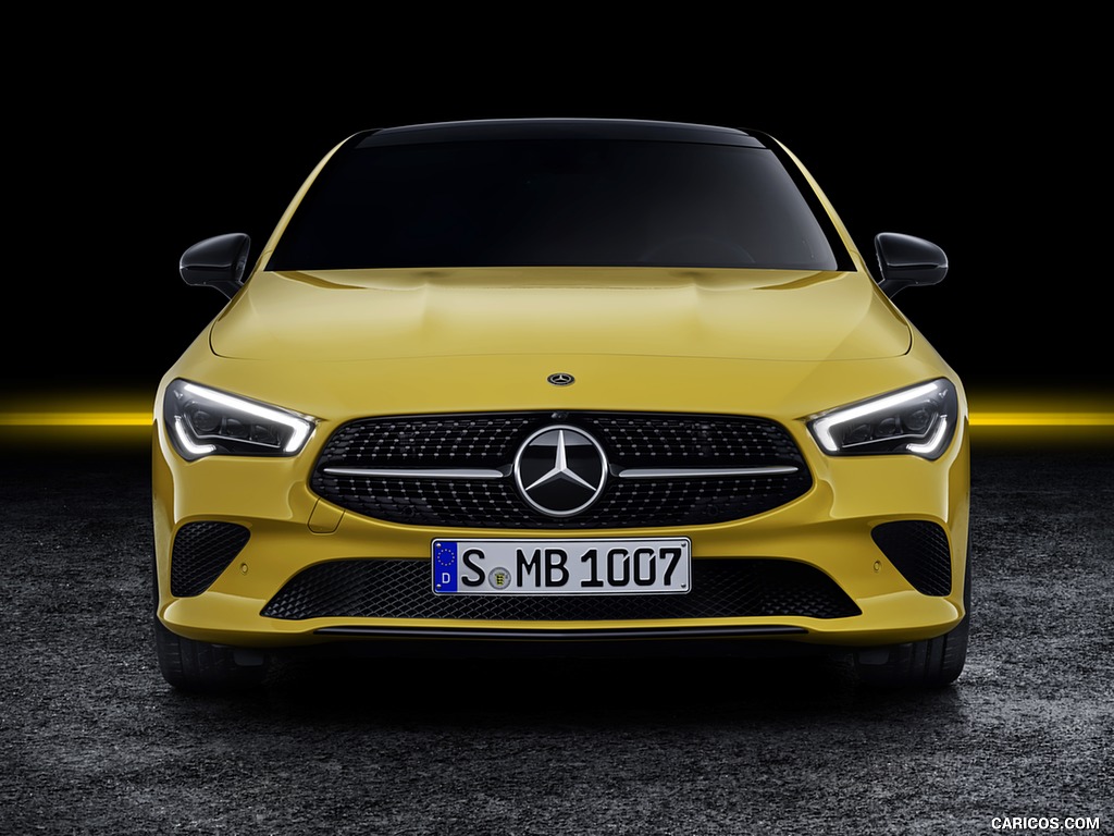 2020 Mercedes-Benz CLA Shooting Brake (Color: Sun Yellow) - Front