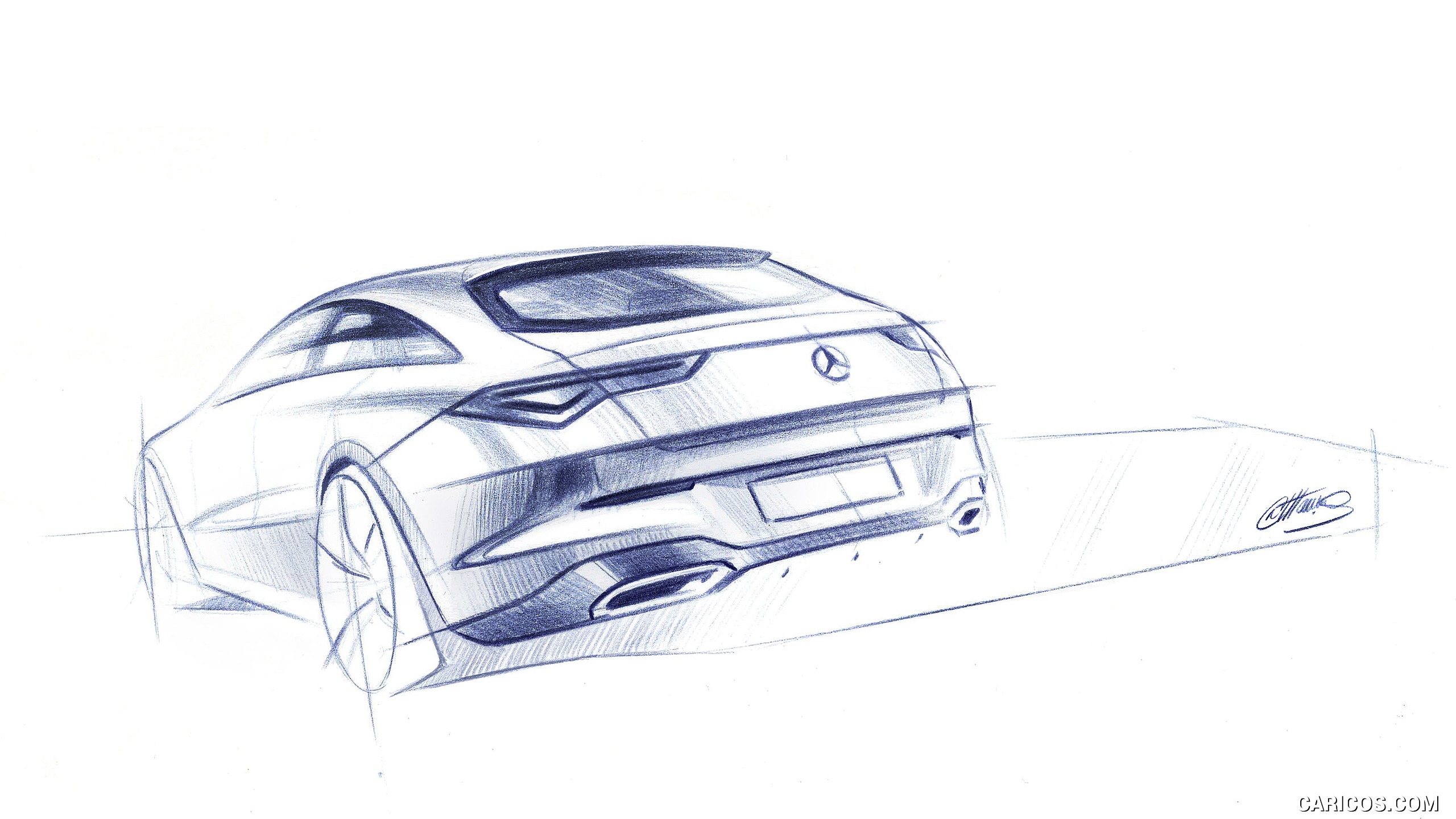 2020 Mercedes-Benz CLA Shooting Brake - Design Sketch, #46 of 105