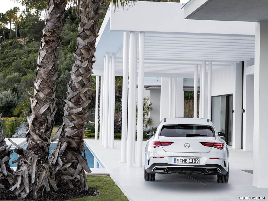 2020 Mercedes-Benz CLA Shooting Brake AMG-Line (Color: Digital White) - Rear