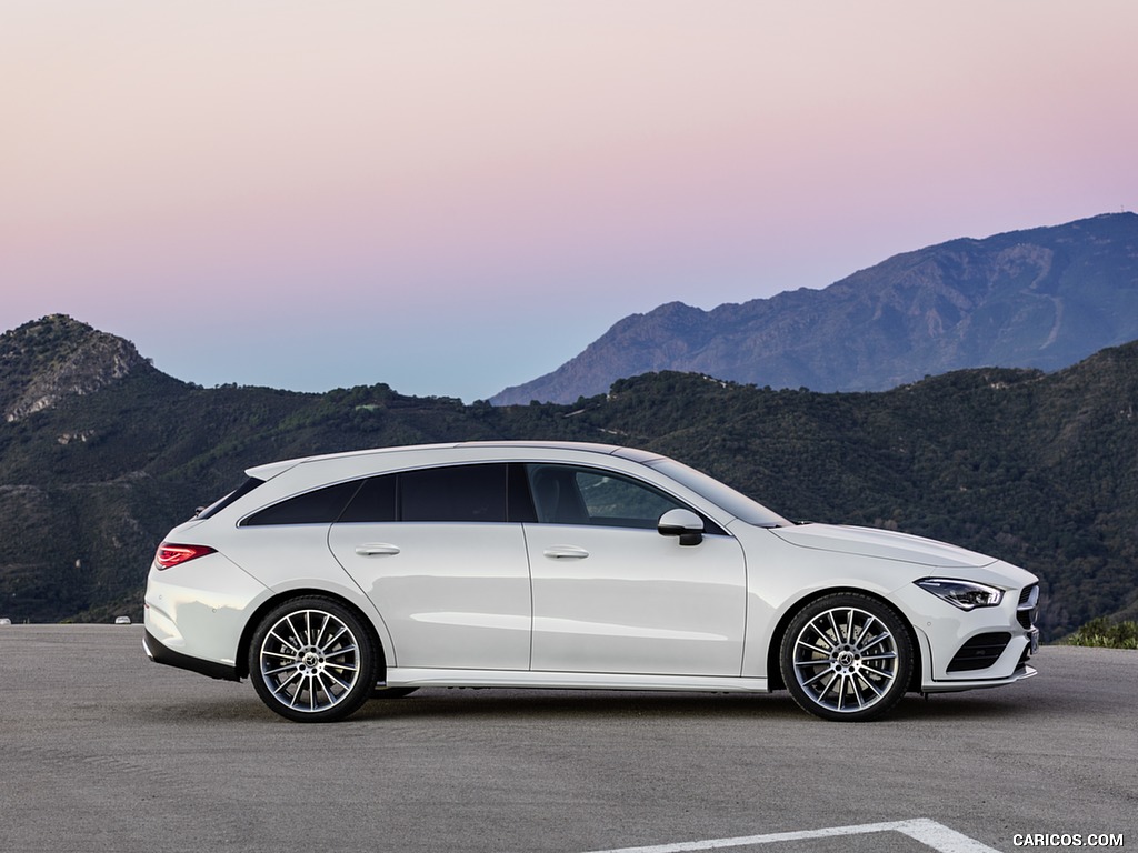 2020 Mercedes-Benz CLA Shooting Brake AMG-Line (Color: Digital White) - Side