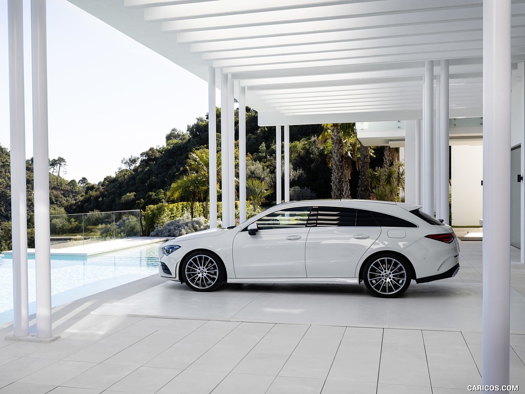 2020 Mercedes-Benz CLA Shooting Brake AMG-Line (Color: Digital White) - Side