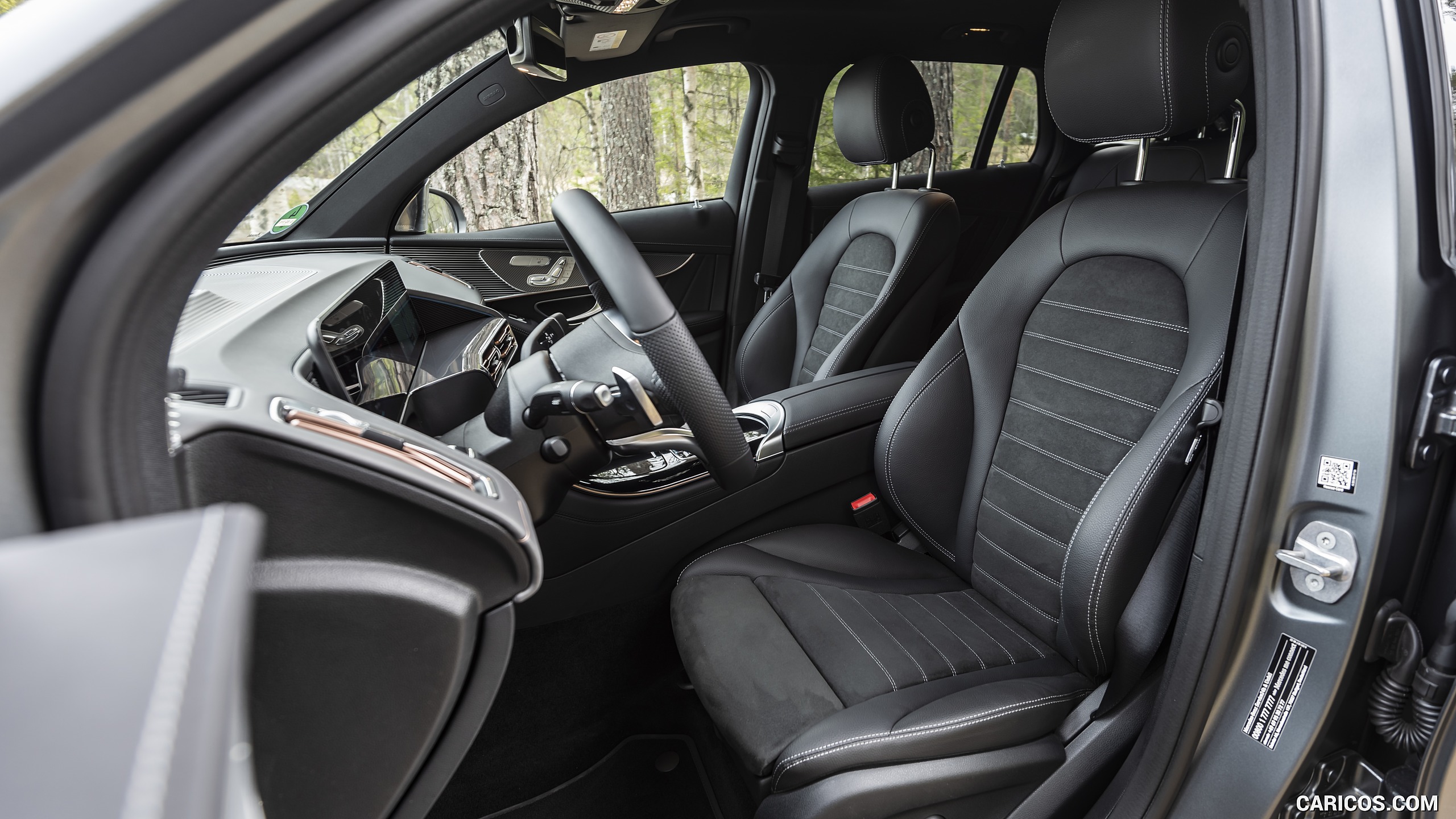 2020 Mercedes-Benz EQC (Gray) - Interior, Front Seats, #254 of 398
