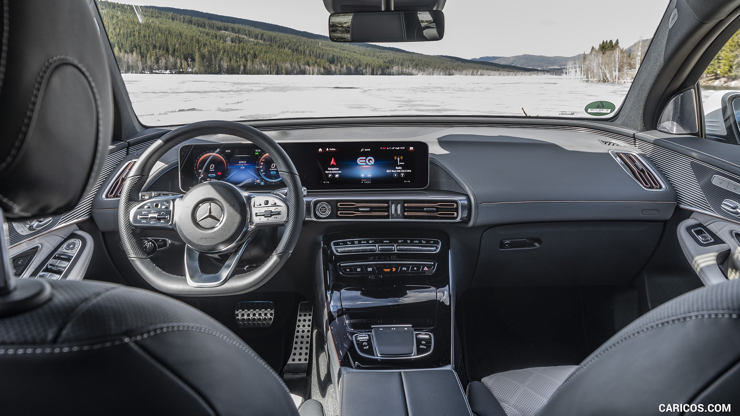 2020 Mercedes-Benz EQC (White) - Interior, Cockpit, #377 of 398