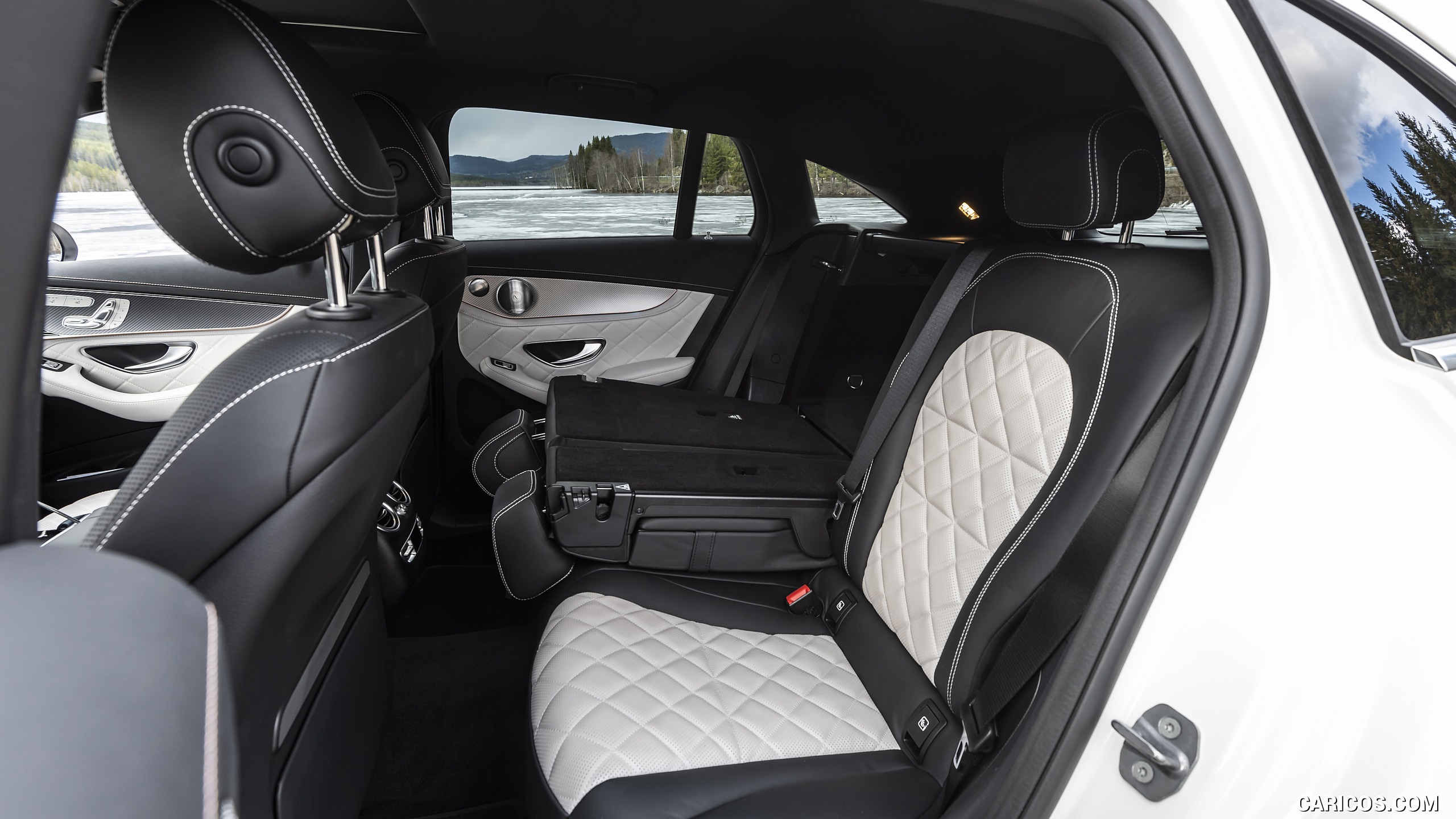 2020 Mercedes-Benz EQC (White) - Interior, Rear Seats, #395 of 398