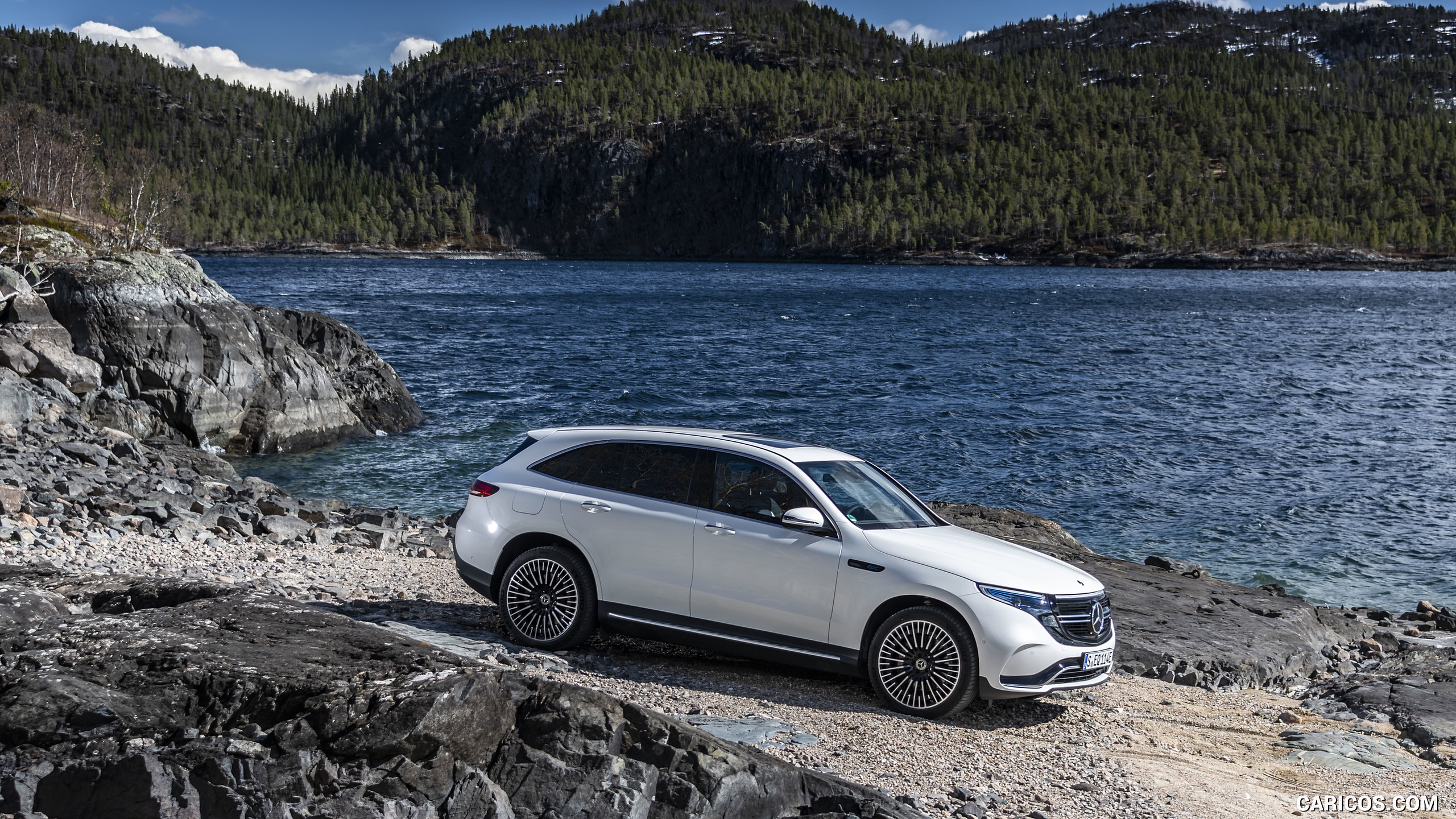 2020 Mercedes-Benz EQC (White) - Side, #338 of 398
