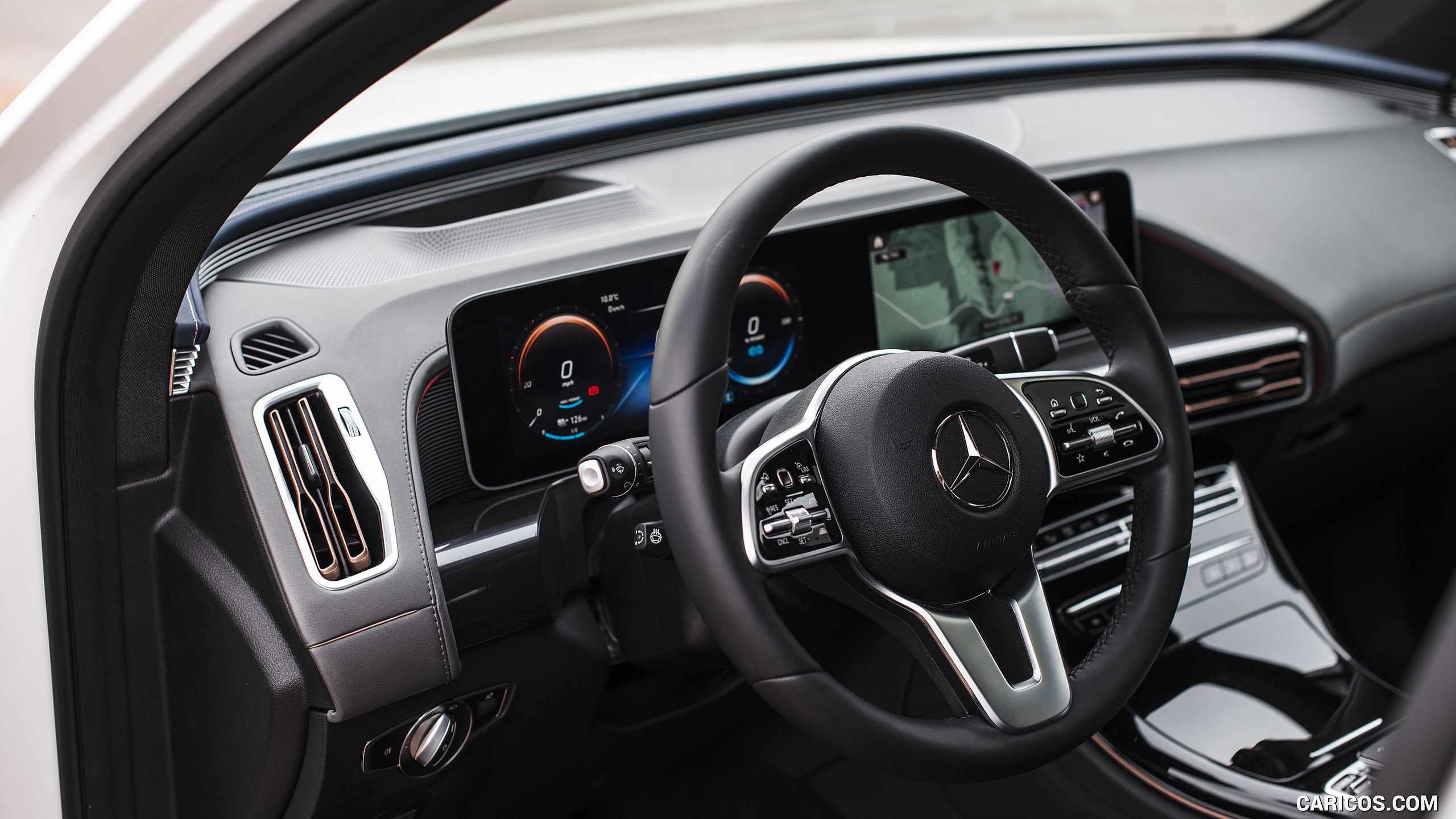 2020 Mercedes-Benz EQC - Interior, Steering Wheel, #141 of 398
