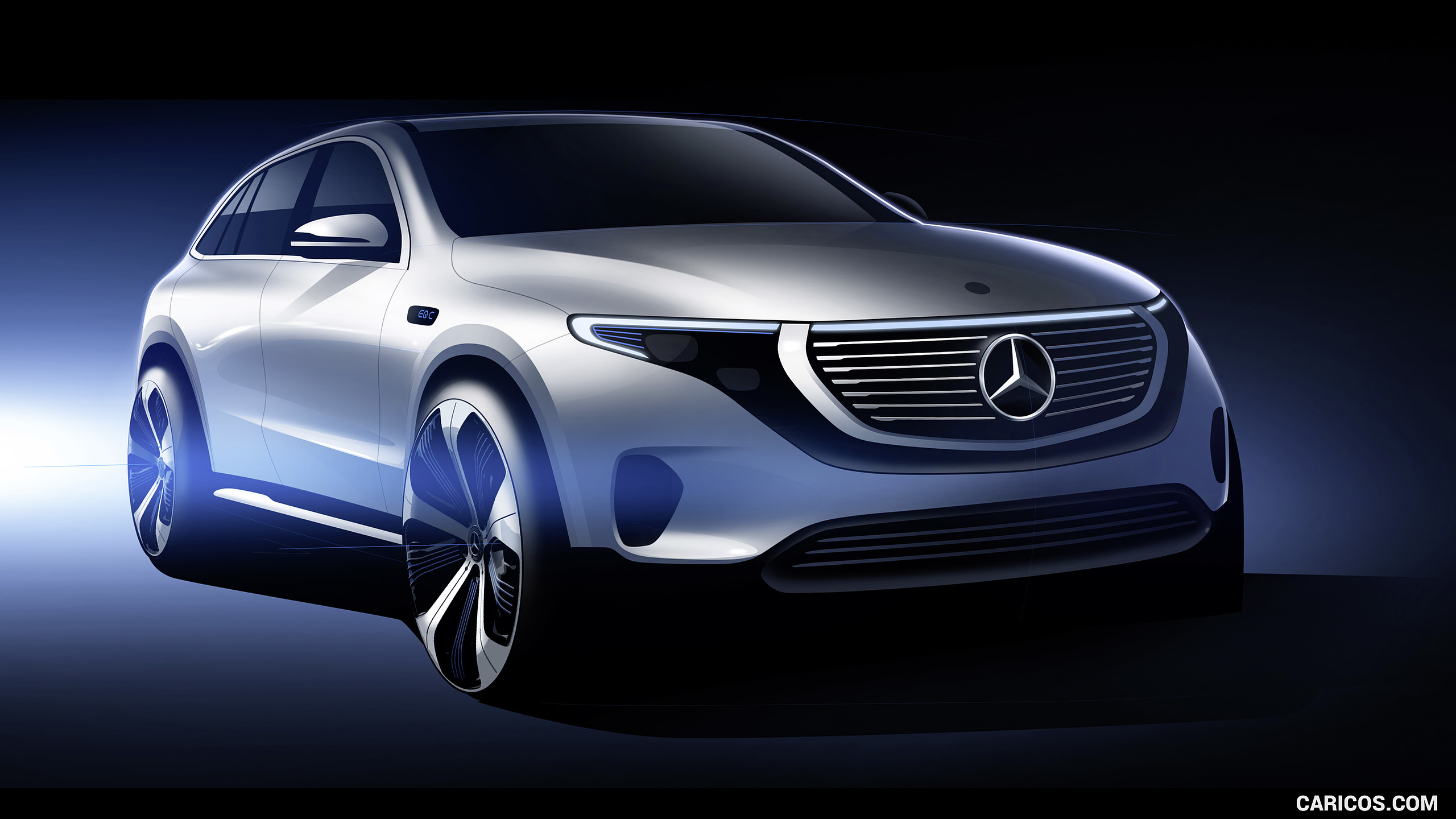 2020 Mercedes-Benz EQC 400 4MATIC Electric SUV - Design Sketch, #26 of 398