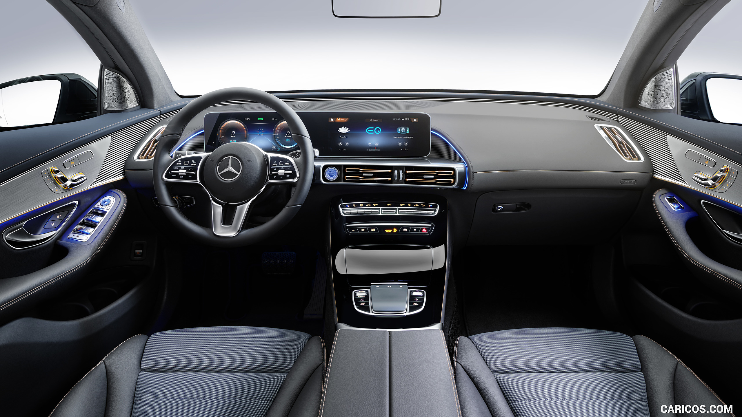 2020 Mercedes-Benz EQC 400 4MATIC Electric SUV - Interior, Cockpit, #14 of 398