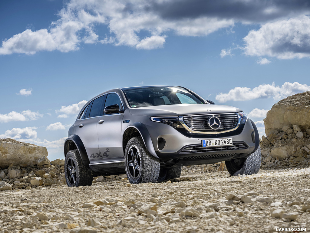 2020 Mercedes-Benz EQC 4x4² Concept - Front Three-Quarter