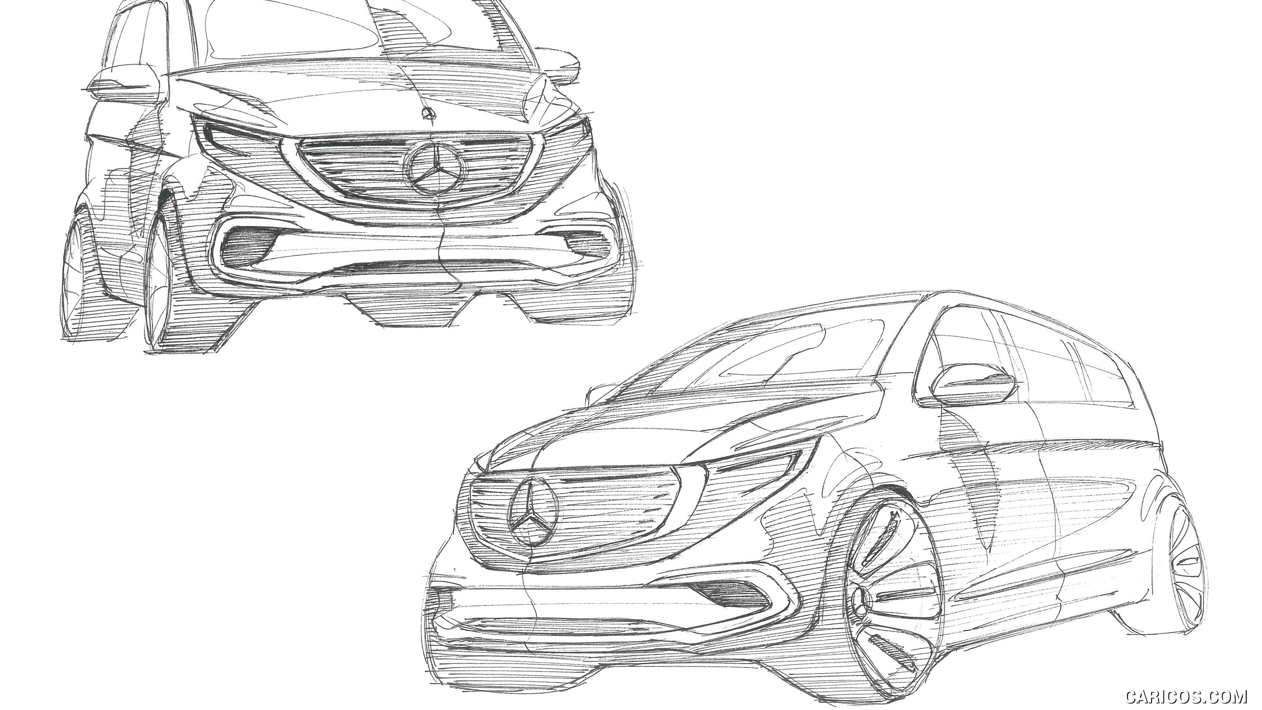 2020 Mercedes-Benz EQV 300 - Design Sketch, #39 of 43