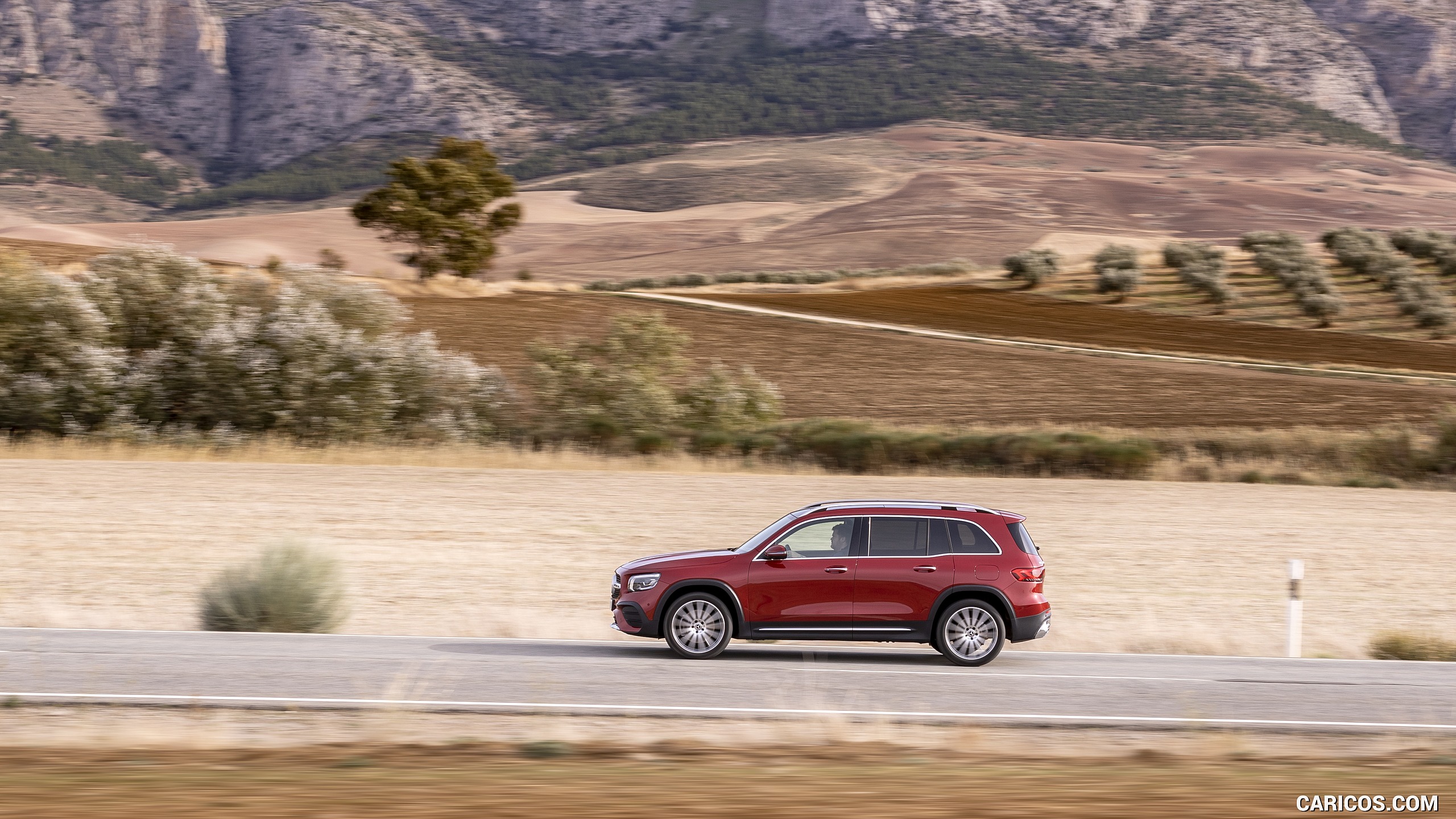 2020 Mercedes-Benz GLB 220 d 4 MATIC (Color: Designo Patagonia Red Metallic) - Side, #134 of 186