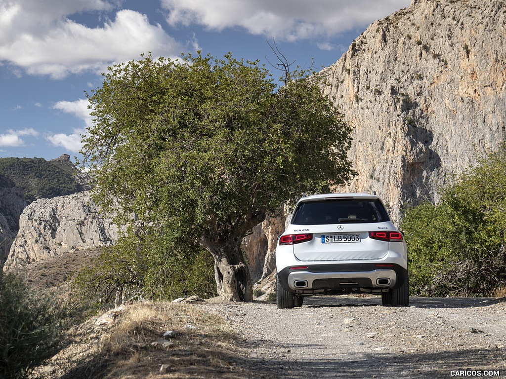 2020 Mercedes-Benz GLB 250 4MATIC (Color: Digital White Metallic) - Rear