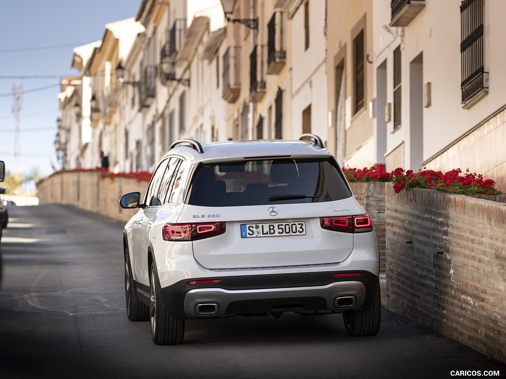 2020 Mercedes-Benz GLB 250 4MATIC (Color: Digital White Metallic) - Rear