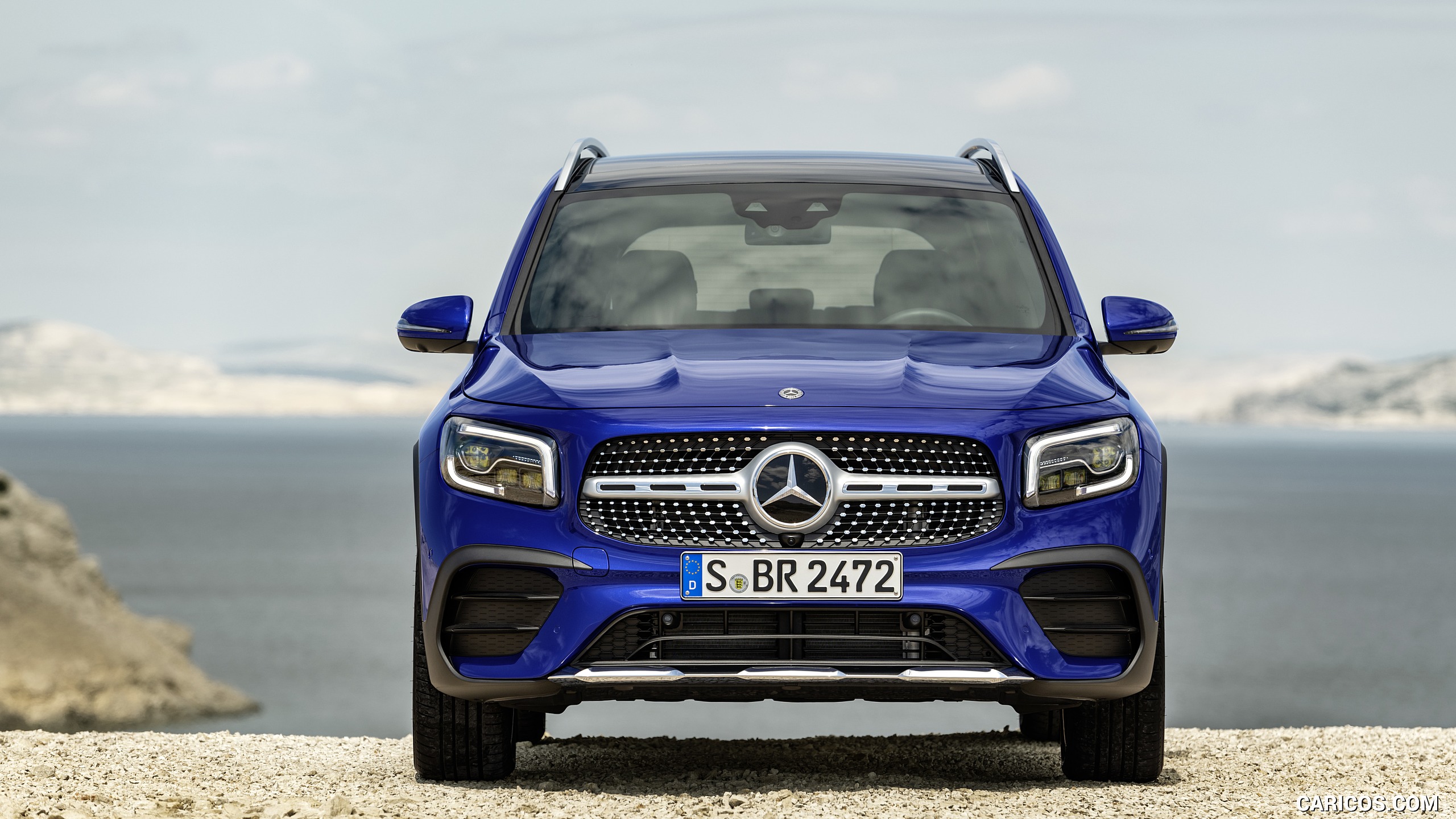 2020 Mercedes-Benz GLB 250 AMG Line (Color: Galaxy Blue) - Front, #19 of 186