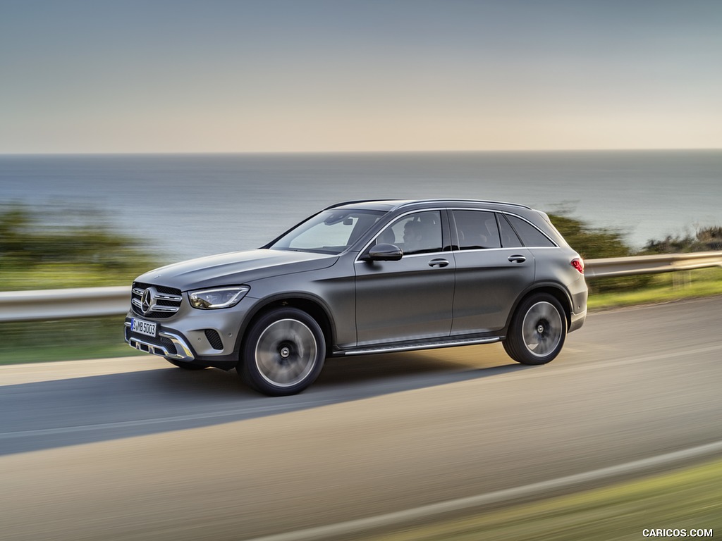 2020 Mercedes-Benz GLC (Color: Designo Selenite Grey Magno) - Front Three-Quarter