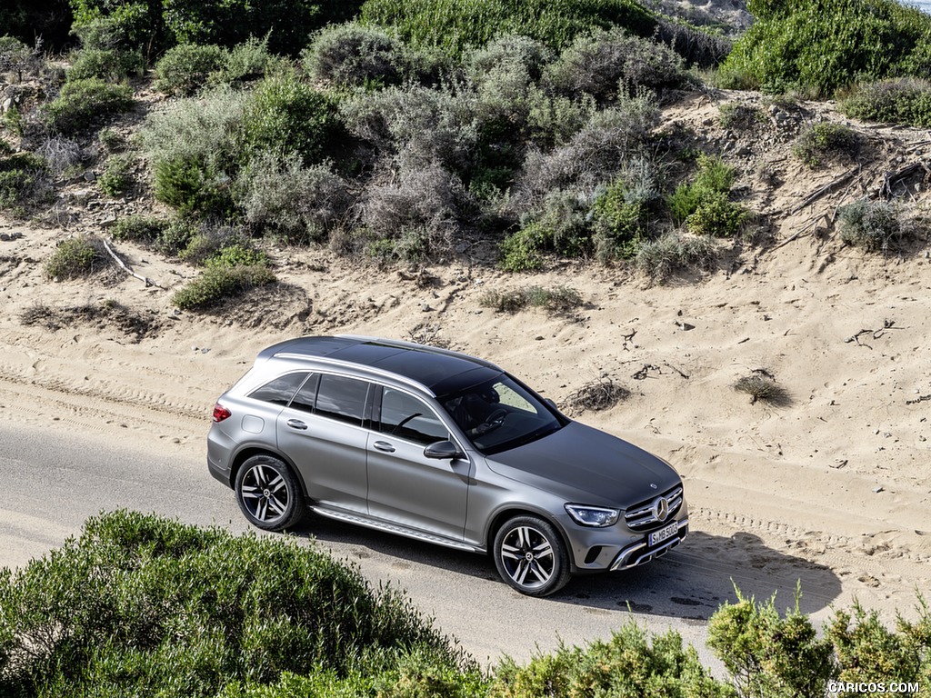 2020 Mercedes-Benz GLC (Color: Designo Selenite Grey Magno) - Front Three-Quarter