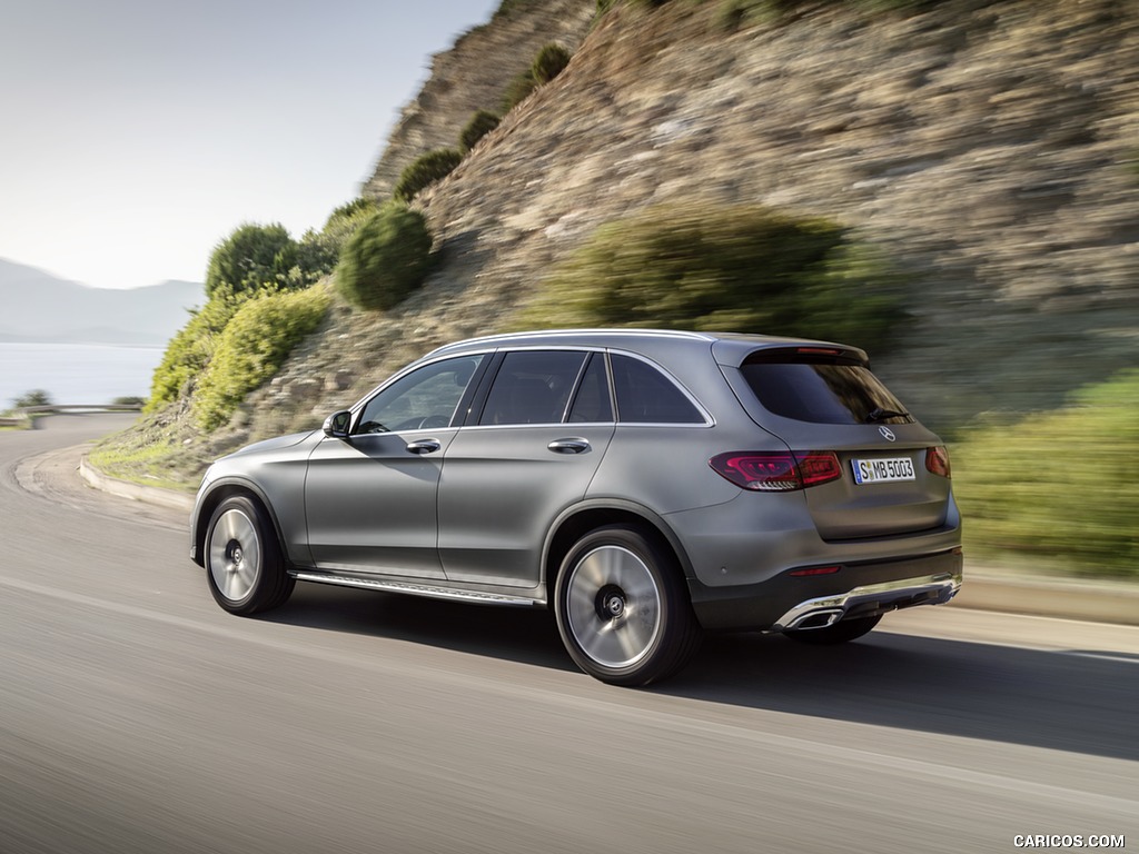 2020 Mercedes-Benz GLC (Color: Designo Selenite Grey Magno) - Rear Three-Quarter