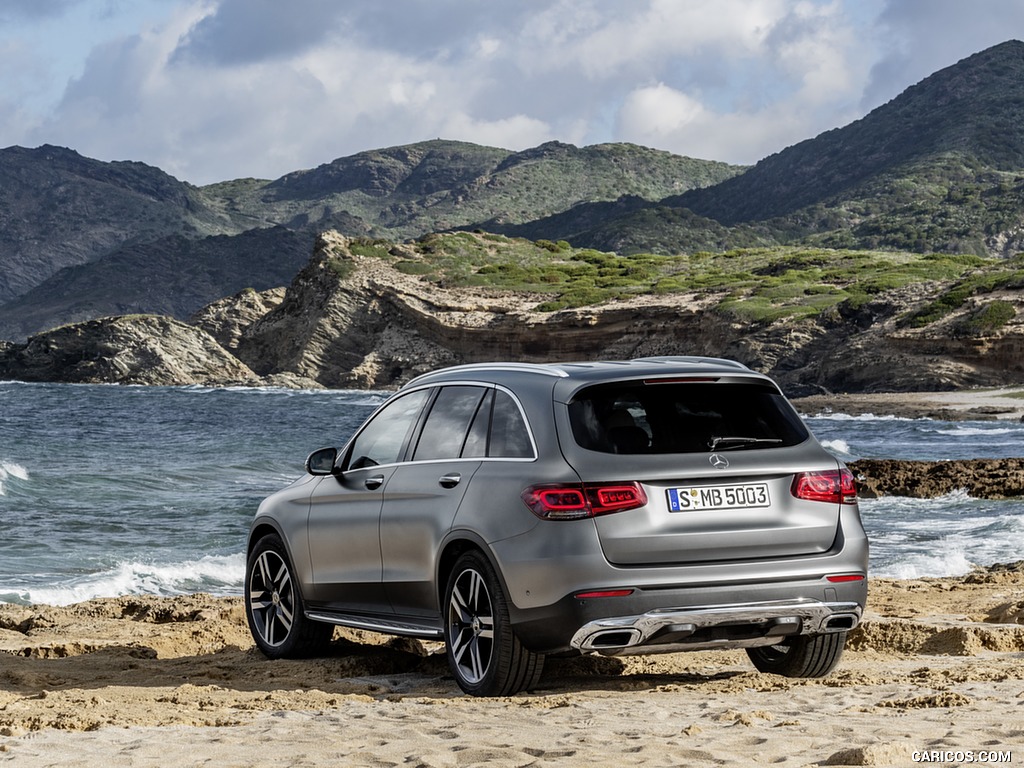 2020 Mercedes-Benz GLC (Color: Designo Selenite Grey Magno) - Rear Three-Quarter