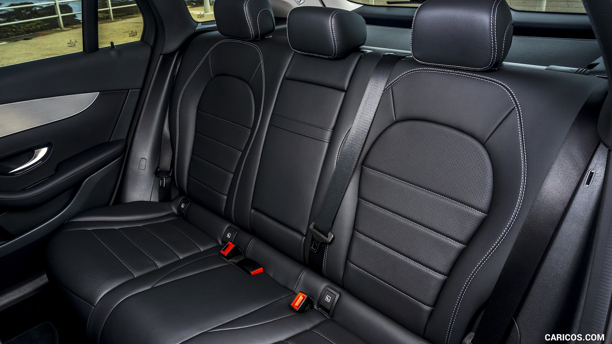 2020 Mercedes-Benz GLC 220d (UK-Spec) - Interior, Rear Seats, #83 of 88