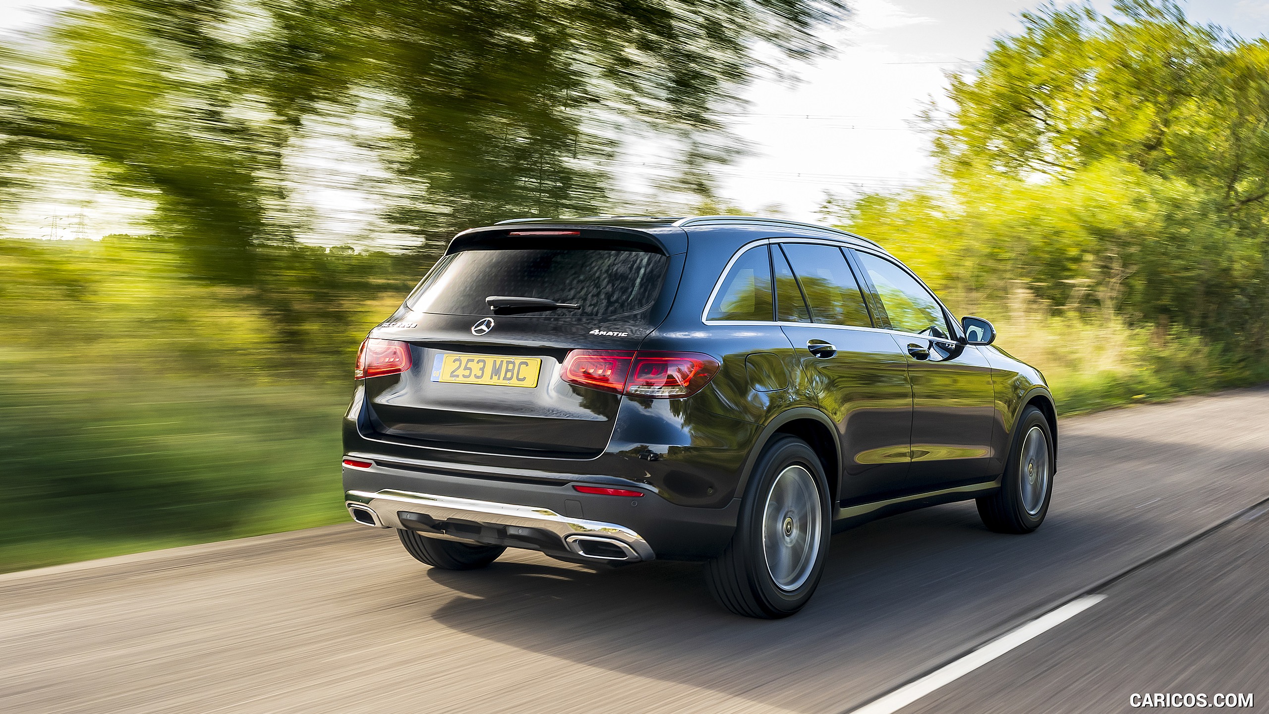 2020 Mercedes-Benz GLC 220d (UK-Spec) - Rear Three-Quarter | Caricos