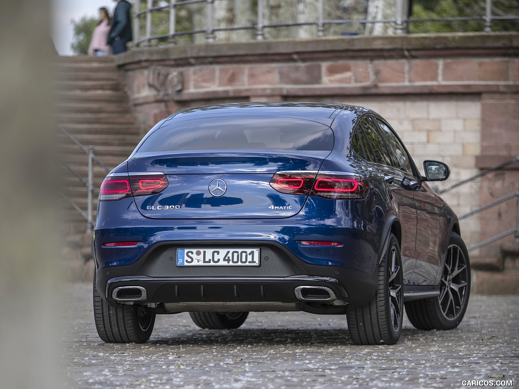 2020 Mercedes-Benz GLC 300 4MATIC Coupe (Color: Brilliant Blue Metallic) - Rear