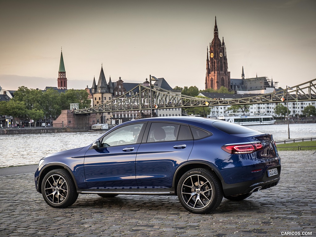 2020 Mercedes-Benz GLC 300 4MATIC Coupe (Color: Brilliant Blue Metallic) - Side