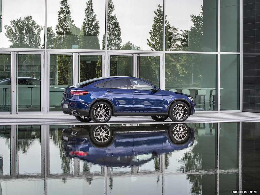 2020 Mercedes-Benz GLC 300 4MATIC Coupe (Color: Brilliant Blue Metallic) - Side