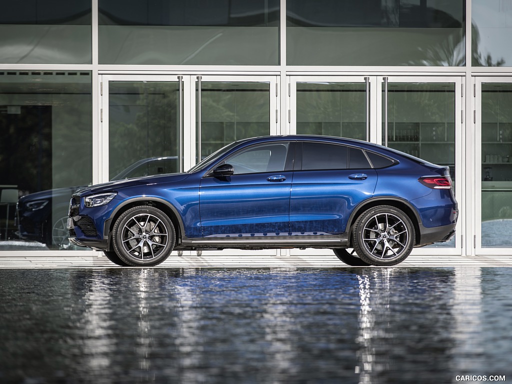 2020 Mercedes-Benz GLC 300 4MATIC Coupe (Color: Brilliant Blue Metallic) - Side