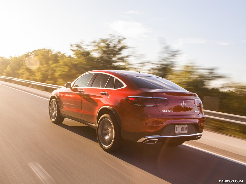 2020 Mercedes-Benz GLC 300 Coupe (US-Spec) - Rear Three-Quarter