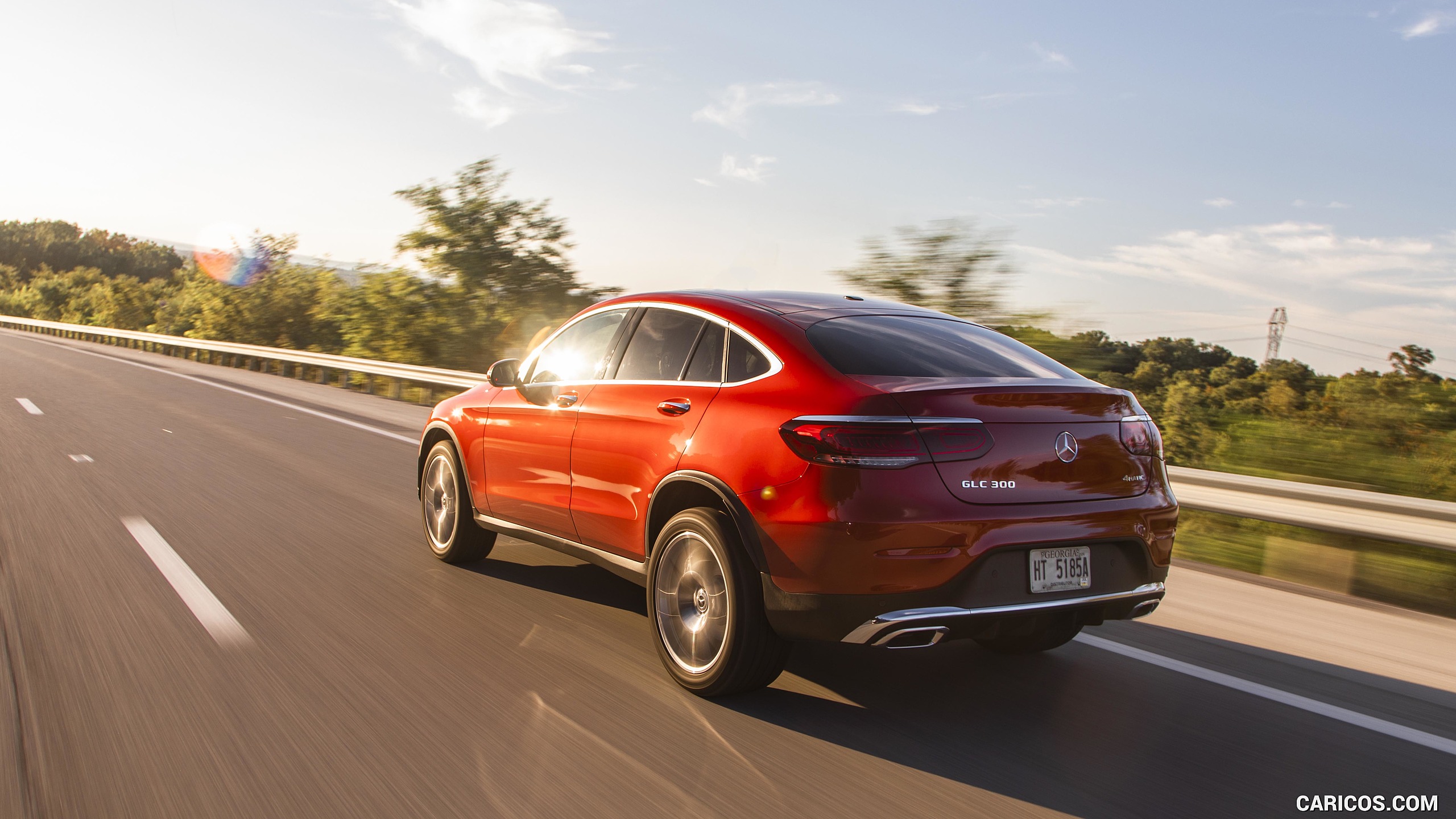 2020 Mercedes-Benz GLC 300 Coupe (US-Spec) - Rear Three-Quarter | Caricos