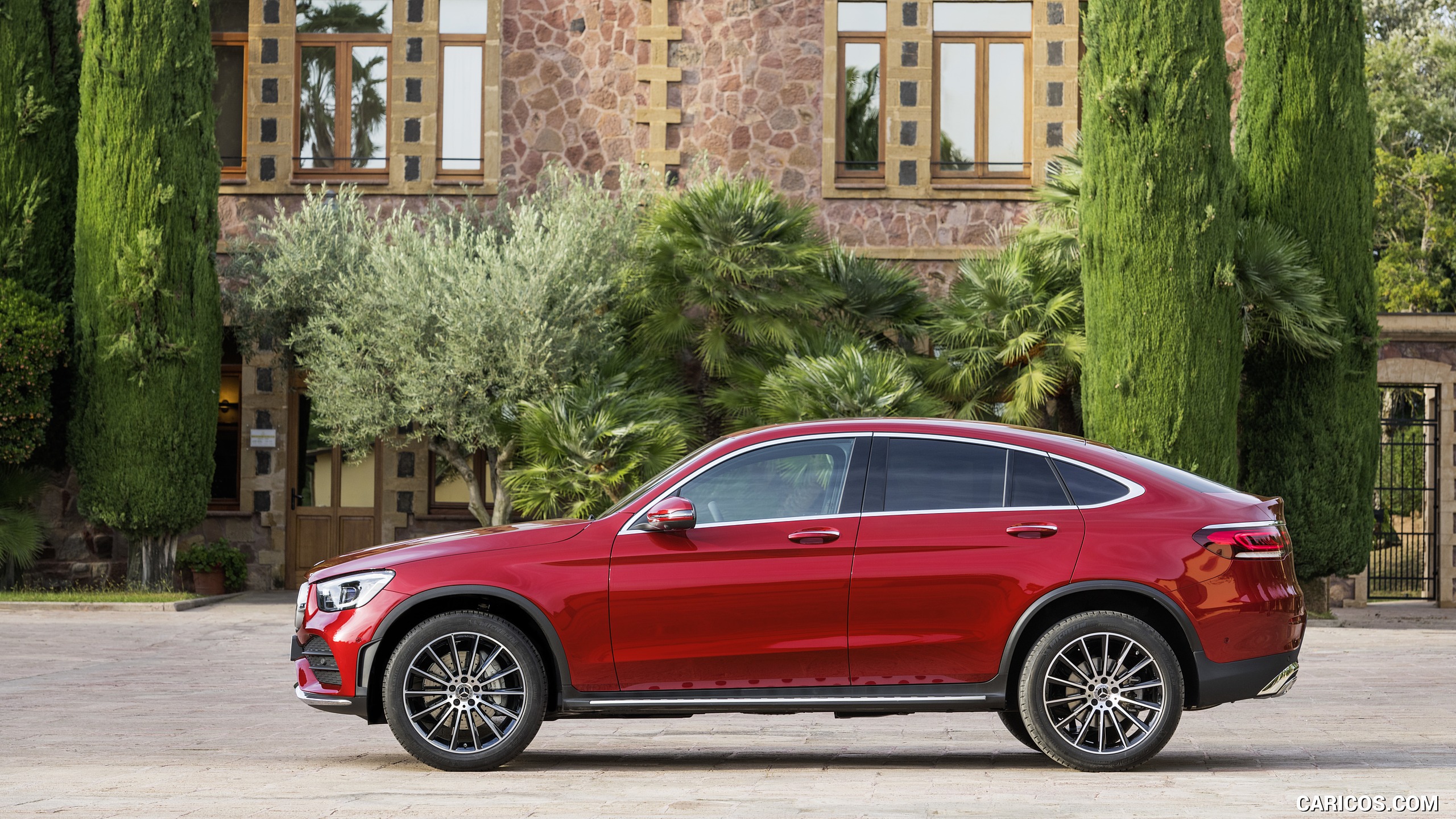 2020 Mercedes-Benz GLC 300 Coupe 4MATIC (Color: Designo Hyacinth Red Metallic) - Side, #16 of 165
