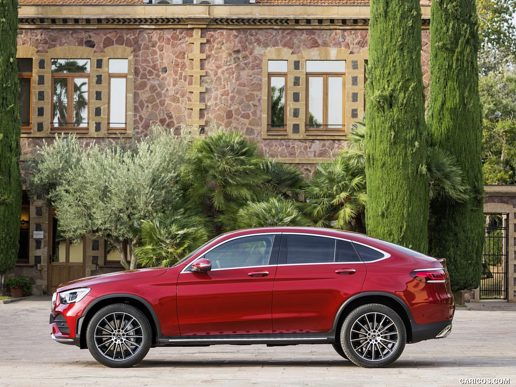 2020 Mercedes-Benz GLC 300 Coupe 4MATIC (Color: Designo Hyacinth Red Metallic) - Side