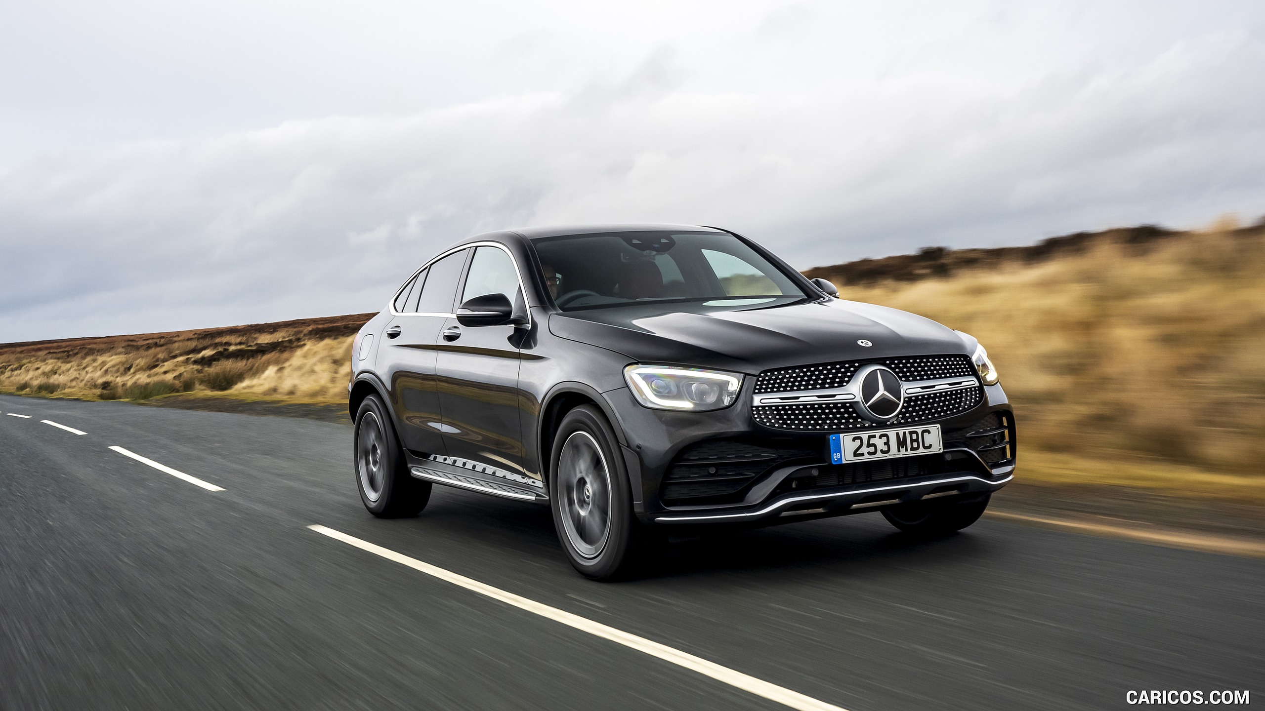 2020 Mercedes-Benz GLC Coupe (UK-Spec) - Front Three-Quarter | Caricos