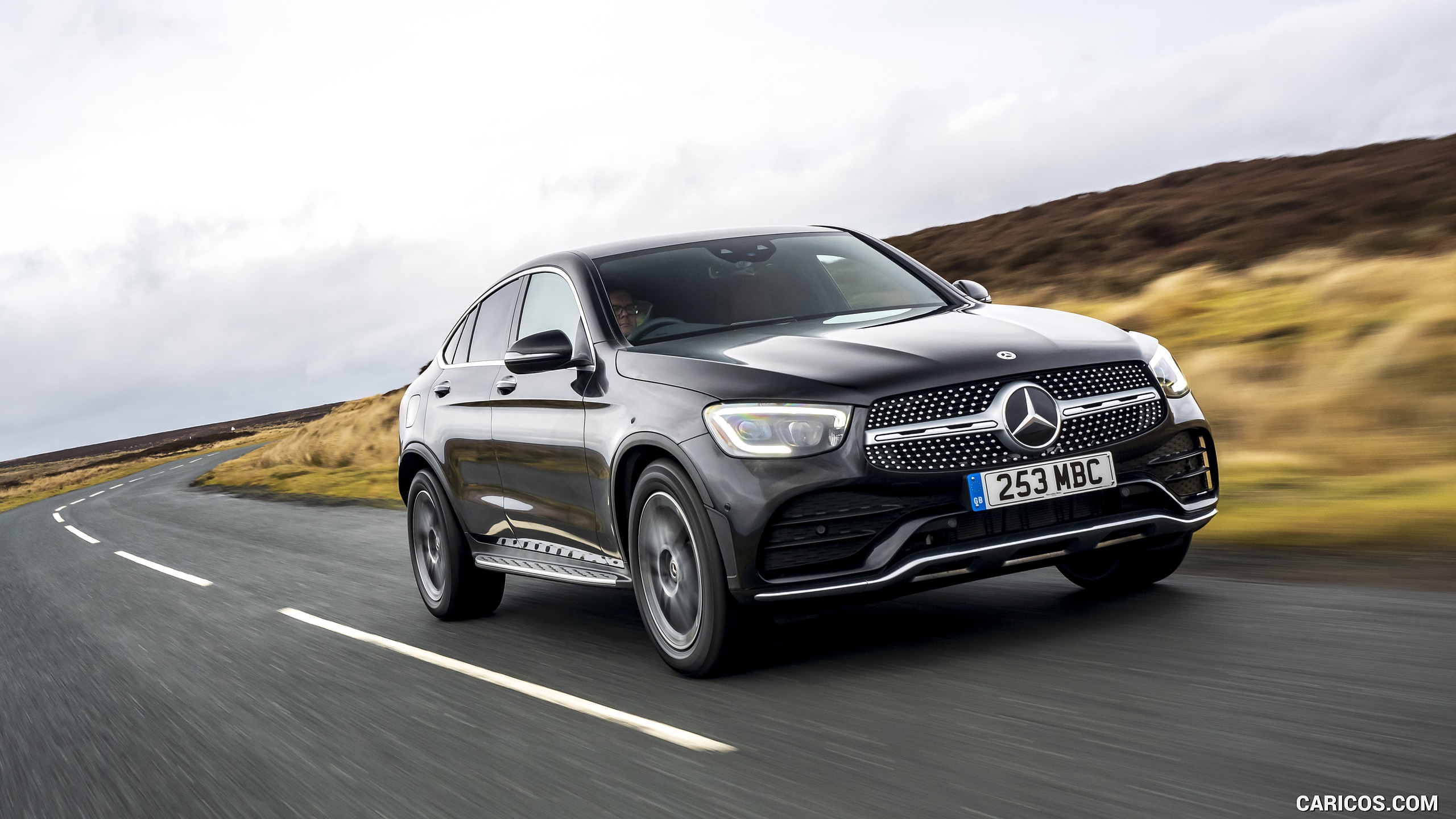 2020 Mercedes-Benz GLC Coupe (UK-Spec) - Front Three-Quarter | Caricos