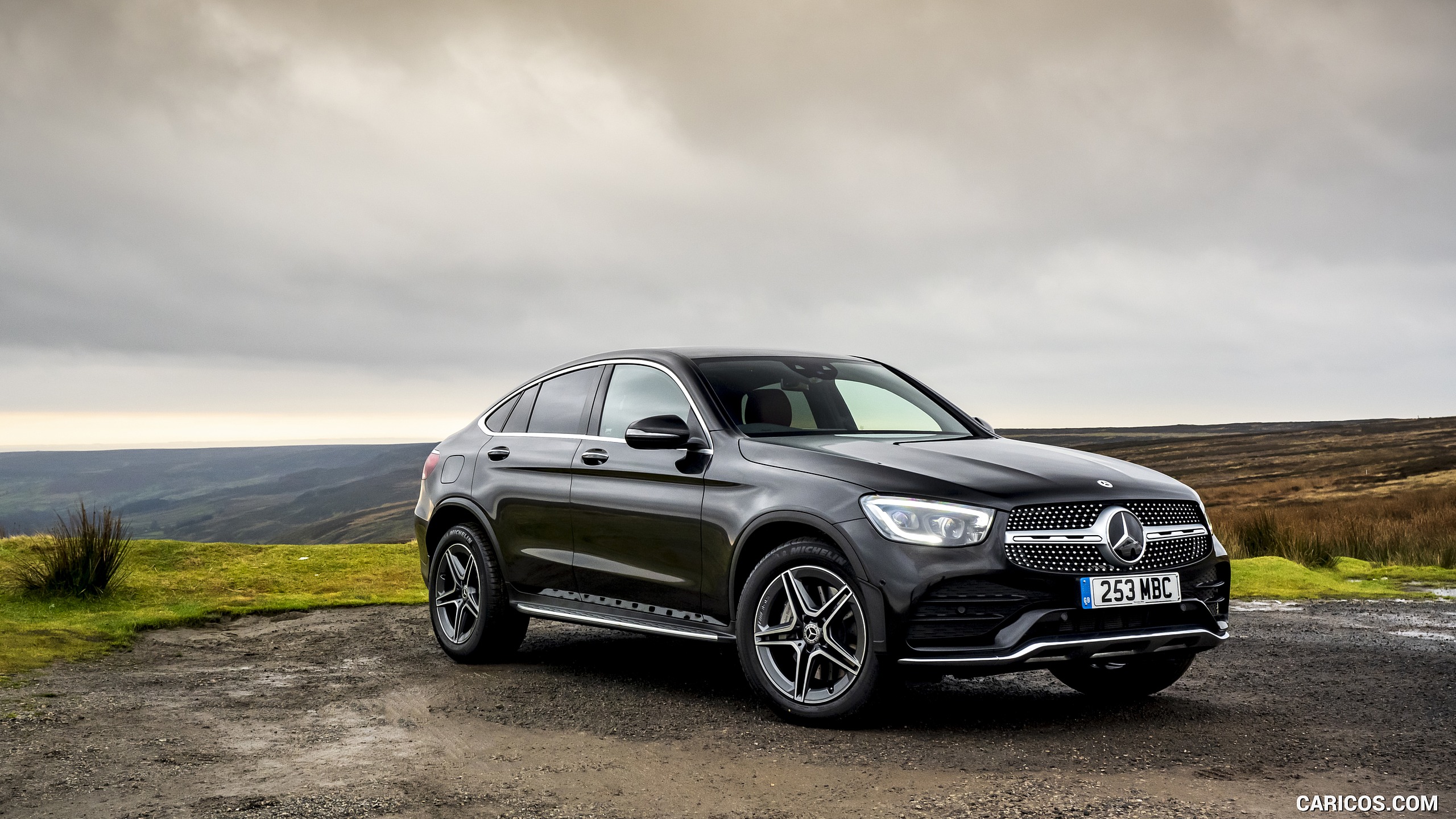 2020 Mercedes-Benz GLC Coupe (UK-Spec) - Front Three-Quarter | Caricos