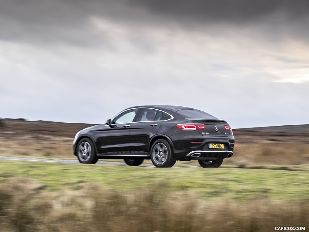 2020 Mercedes-Benz GLC Coupe (UK-Spec) - Rear Three-Quarter