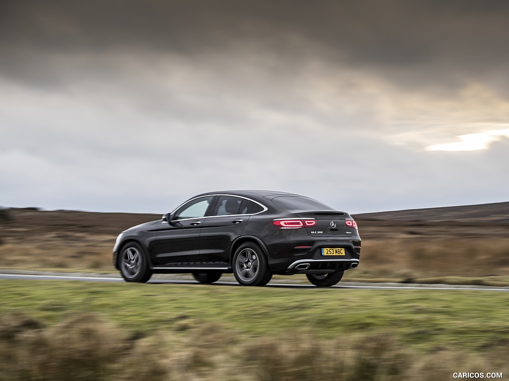 2020 Mercedes-Benz GLC Coupe (UK-Spec) - Rear Three-Quarter