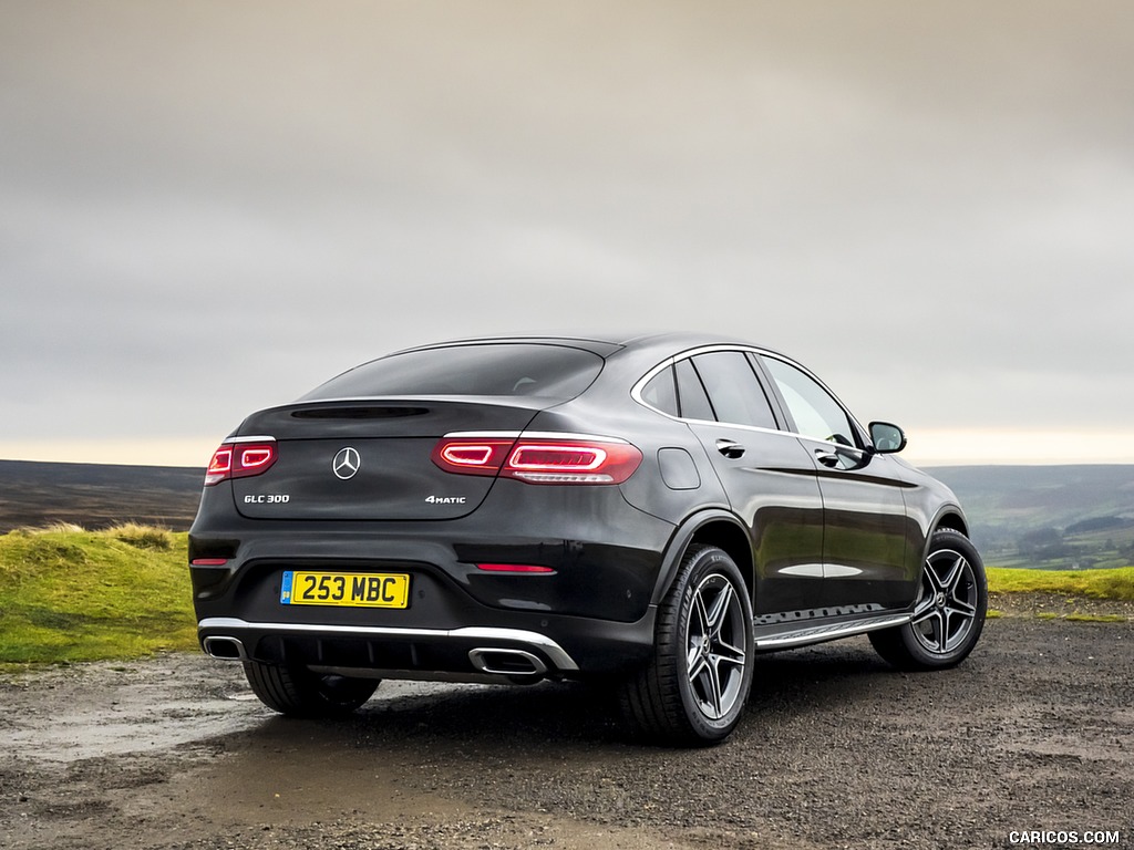 2020 Mercedes-Benz GLC Coupe (UK-Spec) - Rear Three-Quarter