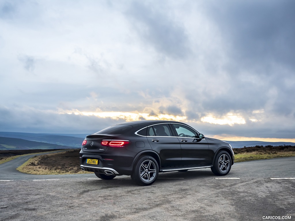 2020 Mercedes-Benz GLC Coupe (UK-Spec) - Rear Three-Quarter