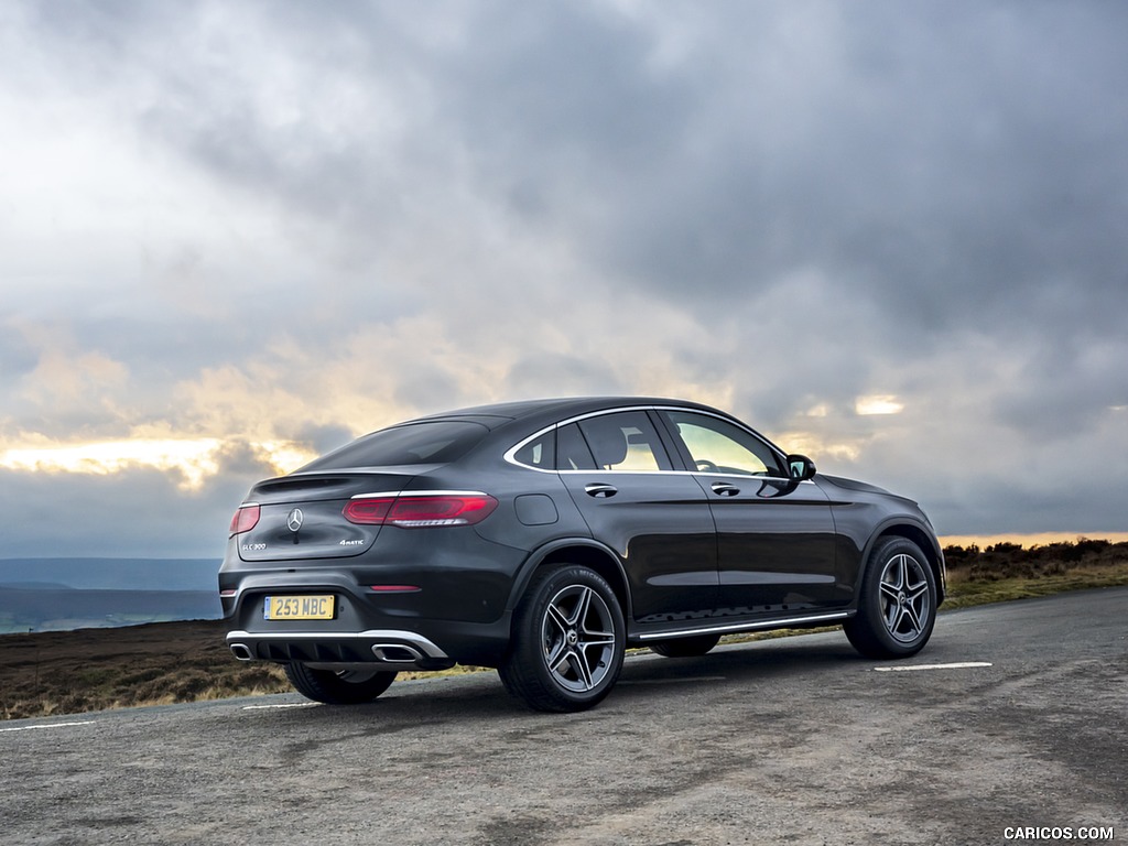 2020 Mercedes-Benz GLC Coupe (UK-Spec) - Rear Three-Quarter