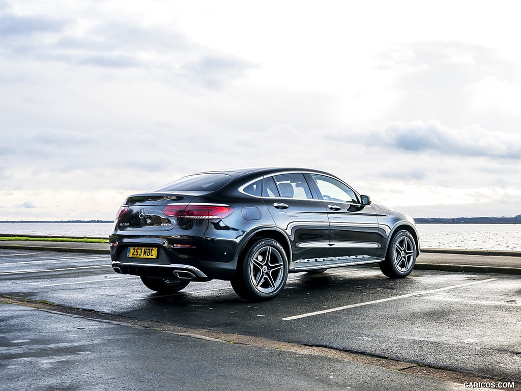 2020 Mercedes-Benz GLC Coupe (UK-Spec) - Rear Three-Quarter