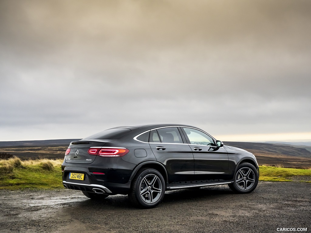 2020 Mercedes-Benz GLC Coupe (UK-Spec) - Rear Three-Quarter