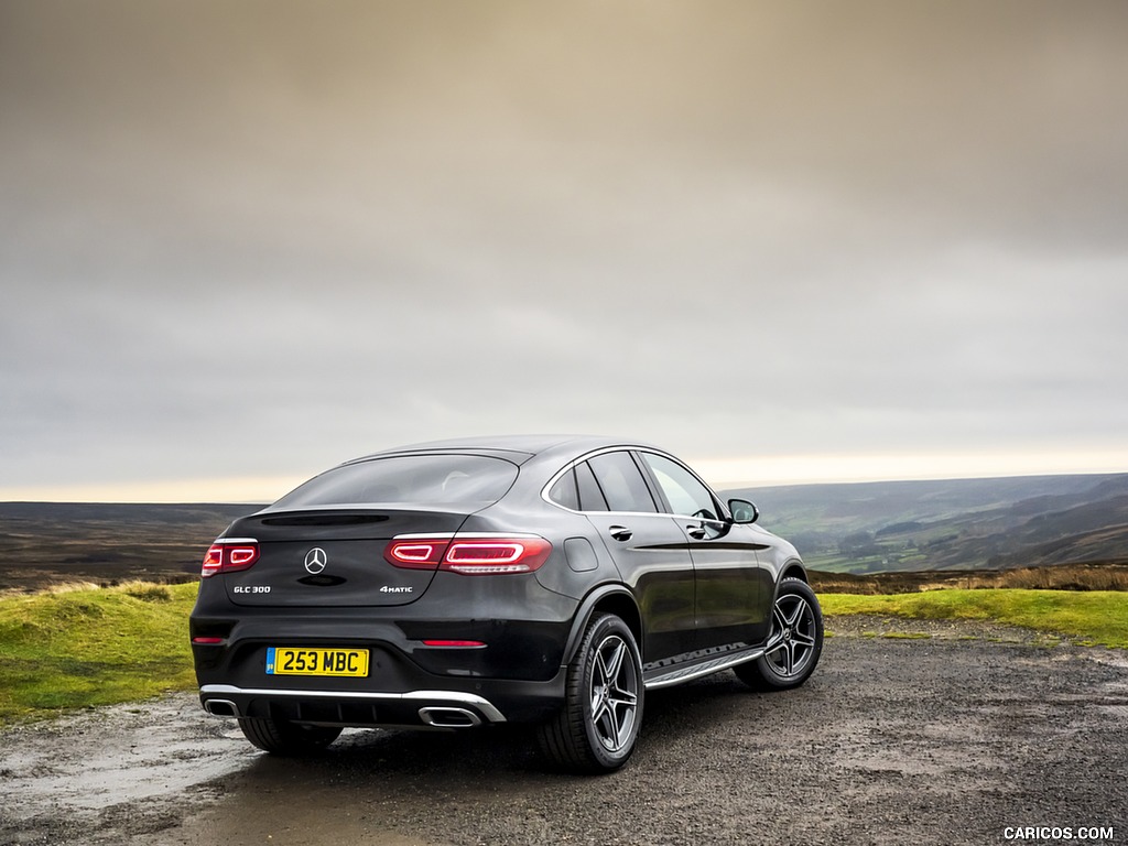 2020 Mercedes-Benz GLC Coupe (UK-Spec) - Rear Three-Quarter